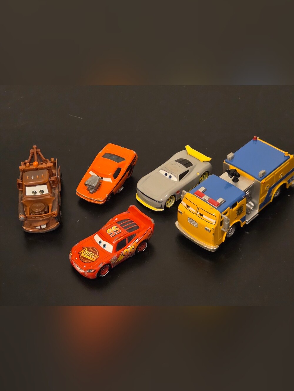 Disney Pixar Diecast Cars Mater Lightning Mcqueen Pulaski Ernesto Snot Rod
